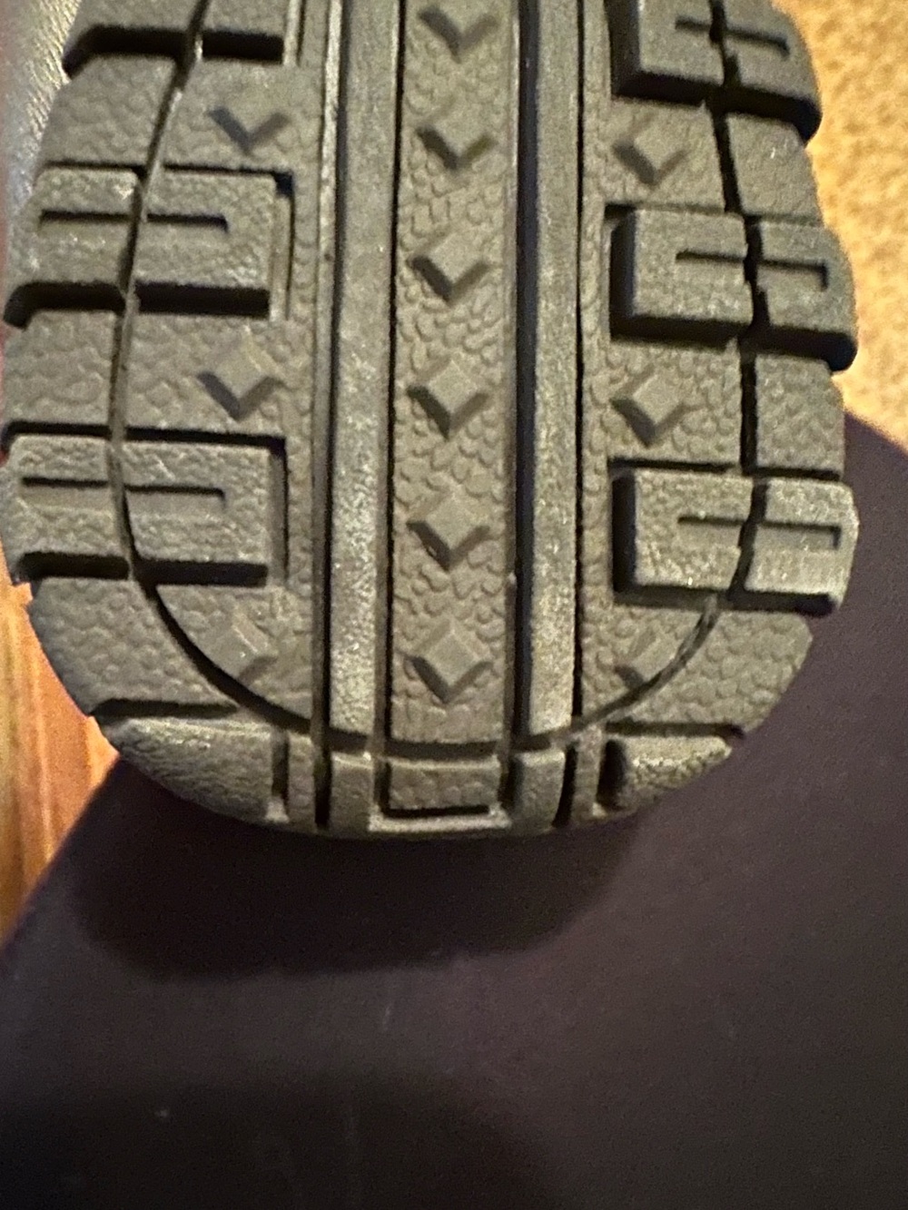 Skechers Relaxed Bronze Memory Foam Peep-Toe Flats - Picture 4 of 6